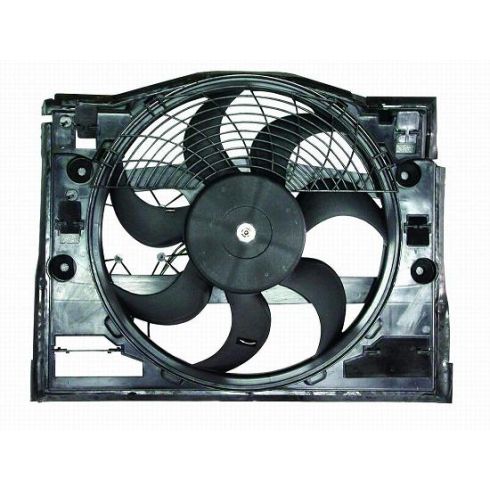 1999-06 BMW 3 Series Condenser Fan & Motor Assy (Pusher - 7 Fan Blades)