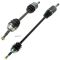 91-99 Nissan Sentra w/1.6L; 91-93 NX; 95-98 200SX Front CV Axle Shaft PAIR