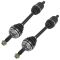 90-93 Honda Accord w/MT Front Outer CV Axle Shaft PAIR