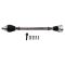 Front CV Axle Assembly Pair