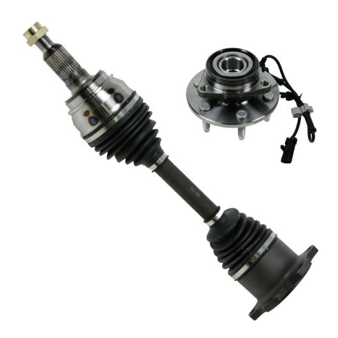 99-07 Cadillac, Chevy, GMC Pickup/SUV Multifit Front Wheel Hub & Axle Kit LF=RF