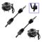 02-09 GM Isuzu Saab Mid Size SUV Front Axle Shaft & Wheel Hub Kit