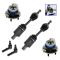 97-01 Olds; 99-01 Cadillac Frnt Axle Sht, Wheel Hub & Outer Tie Rod Kit