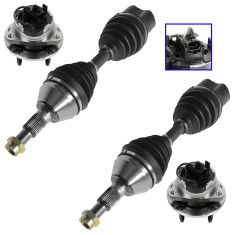 04-10 Chevy Malibu; 05-10 Pontiac G6; 07-09 Saturn Aura Front Axle & Wheel Hub Kit