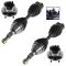 04-10 Chevy Malibu; 05-10 Pontiac G6; 07-09 Saturn Aura Front Axle & Wheel Hub Kit