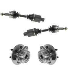 01-04 Dodge Dakota; 01-03 Durango (RWAL) Front CV Axle Shaft & Hub Assembly Kit