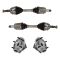 03-10 Toyota 4Runner; 07-10 FJ Cruiser; 03-09 GX470 Fr CV Axle Shaft & Hub Assem