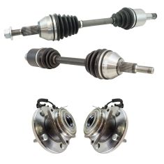 08-10 4.0L; 11-16 Town & Country, Grand Caravan Front CV Axle Shaft & Hub Assemb