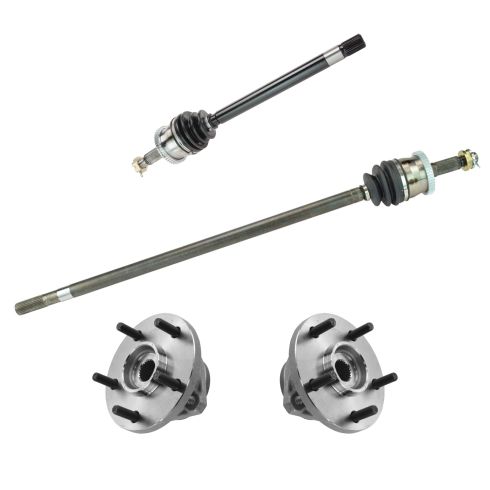 99-04 Jeep Grand Cherokee (Quadra-Drive) Front CV Axle Shaft & Hub Assembly Kit