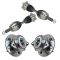 97-00 Ford Expedition; 98-00 Navigator Front CV Axle Shaft & Hub Assembly Kit (4