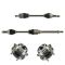 14-17 Nissan Altima 2.5L Sedan Front CV Axle Shaft & Hub Assembly Kit (4pc)