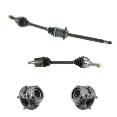 04-09 Nissan Quest Front CV Axle Shaft & Hub Assembly Kit (4pc)