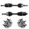 10-15 Chevy Equinox, GMC Terrain V6 Front CV Axle & Hub Assembly Kit (4pc)