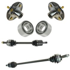 01-05 Civic Sedan w/AT (ex CVT) Front CV Axle Shaft & Wheel Bearing Kit