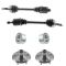 97-01 Honda CR-V w/ AT Front CV Axle Shaft Assembly & Hub Kit