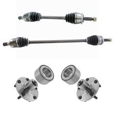 11-14 Hyundai Sonata 2.4L (exc Hybrid) AT Front CV Axle Shaft Assembly & Hub Kit