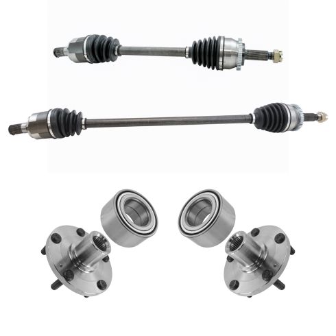 11-14 Hyundai Sonata 2.4L (exc Hybrid) AT Front CV Axle Shaft Assembly & Hub Kit