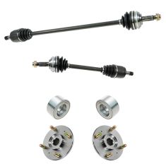 98-02 Honda Accord 2.3L w/AT Front CV Axle Shaft Assembly & Hub Kit