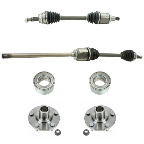 04-10 Toyota Sienna AWD Front CV Axle Shaft Assembly & Hub Kit