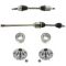 04-10 Toyota Sienna AWD Front CV Axle Shaft Assembly & Hub Kit