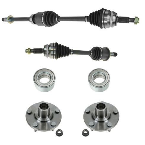04-06 Toyota Camry V6; Lexus ES330 Front CV Axle Shaft Assembly & Hub Kit