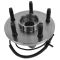 Front Knuckle Hub and Axle Kit 8pc
