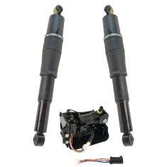 00-13 GM FS SUV, Avalanche Air Ride Suspension Compressor Passive Shock Kit 3pc