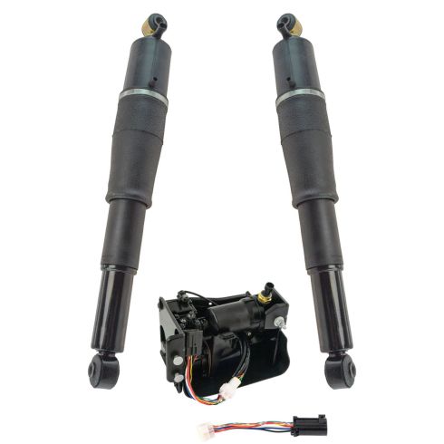00-13 GM FS SUV, Avalanche Air Ride Suspension Compressor Passive Shock Kit 3pc