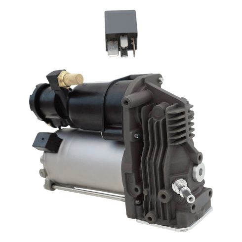 06-14 LR Range Rover Air Ride Suspension Compressor (AMK Style) w/ Relay
