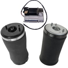00 BMW X5; 01-06 BMW X5 (exc Sport) Rear Air Suspension Kit 3pc
