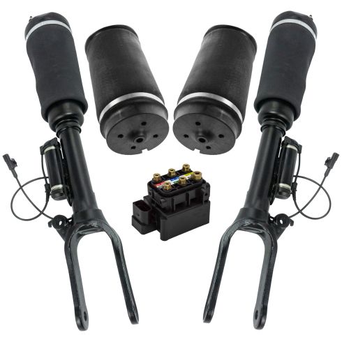 06-12 Mercedes Benz R-Class Front & Rear Air Suspension Kit 5pc