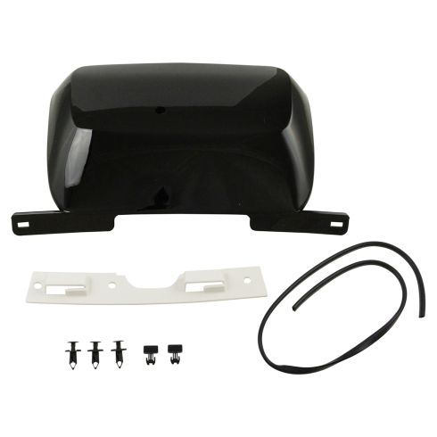 07-14 Subrban, Tahoe, Yukon, XL Rear Bmpr Mtd Black (RPO 41U) Trailer Hitch Cover w/Install Kit