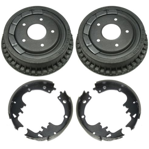 Rear Brake Drum & Shoe Set (AUTO EXTRA AX8798 & AXS242)