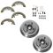 00-08 Ford Focus Rear Drum Shoe & Hardware Kit