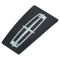 03-11 Lincoln Town Car Grille Mtd Chrome & Black Lincoln