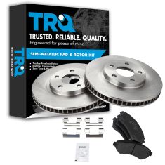 1997-05 GM Multifit Premium Posi Semi-Metallic Front Brake Pad & Roto Kitr