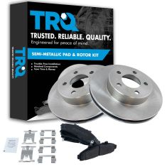 1995-02 Ranger Explorer Mountaineer Mazda Truck 4x4 Brake Posi Metallic Pad & Rotor Kit Front