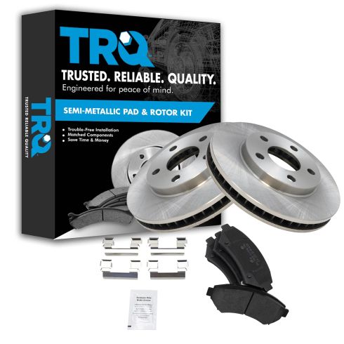 1997-05 Bonneville Intrigue Century Lesabre Premium Posi Semi-Metallic Brake Pad & Rotor Kit Front