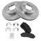2002-05 Explorer Mountaineer Front Premium Posi Semi Metallic Brake Pad & Rotor Kit