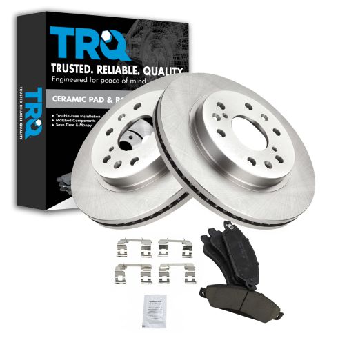 05-09 GM Full Size Truck (w/Rear Drum) Premium Posi Ceramic Front Brake Pad & Rotor Set