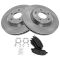 Semi-Metallic Brake Pad & Rotor Kit FRONT