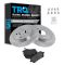 08-12 T&C; 08-12 GC; 09-12 Journey; 12 C/V; 11-12 Routan REAR Premium Posi Ceramic Pad & Rotor Kit