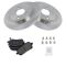 08-12 T&C; 08-12 GC; 09-12 Journey; 12 C/V; 11-12 Routan REAR Premium Posi Ceramic Pad & Rotor Kit