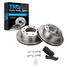 REAR Semi-Metallic Disc Brake Pad & Rotor Kit (AX55055 & AXMD785)