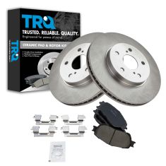 Front Premium Posi Ceramic Disc Brake Pad  & Rotor Set  AX31314,  AXCD906