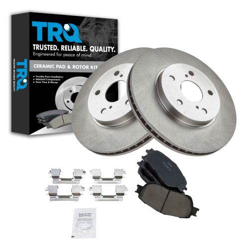 Front Premium Posi Ceramic Disc Brake Pad  & Rotor Set  AX31314,  AXCD906