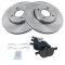 Front Disc Brake Rotor & Pad Set  AX54132, AXMD1044