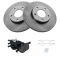 04-06 Mazda 3 2.0L Front Brake Rotor & Ceramic Pad Set