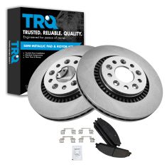 Front Metallic Disc Brake Pads & Rotor Set MD1070,  AX54126