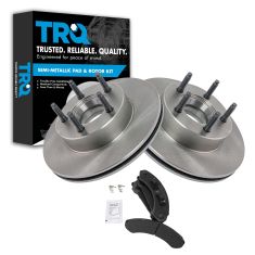 Metallic Disc Brake Pads & Rotor Set AXMD249, AX54005